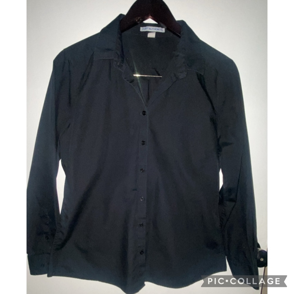 Black Button-Up Shirt